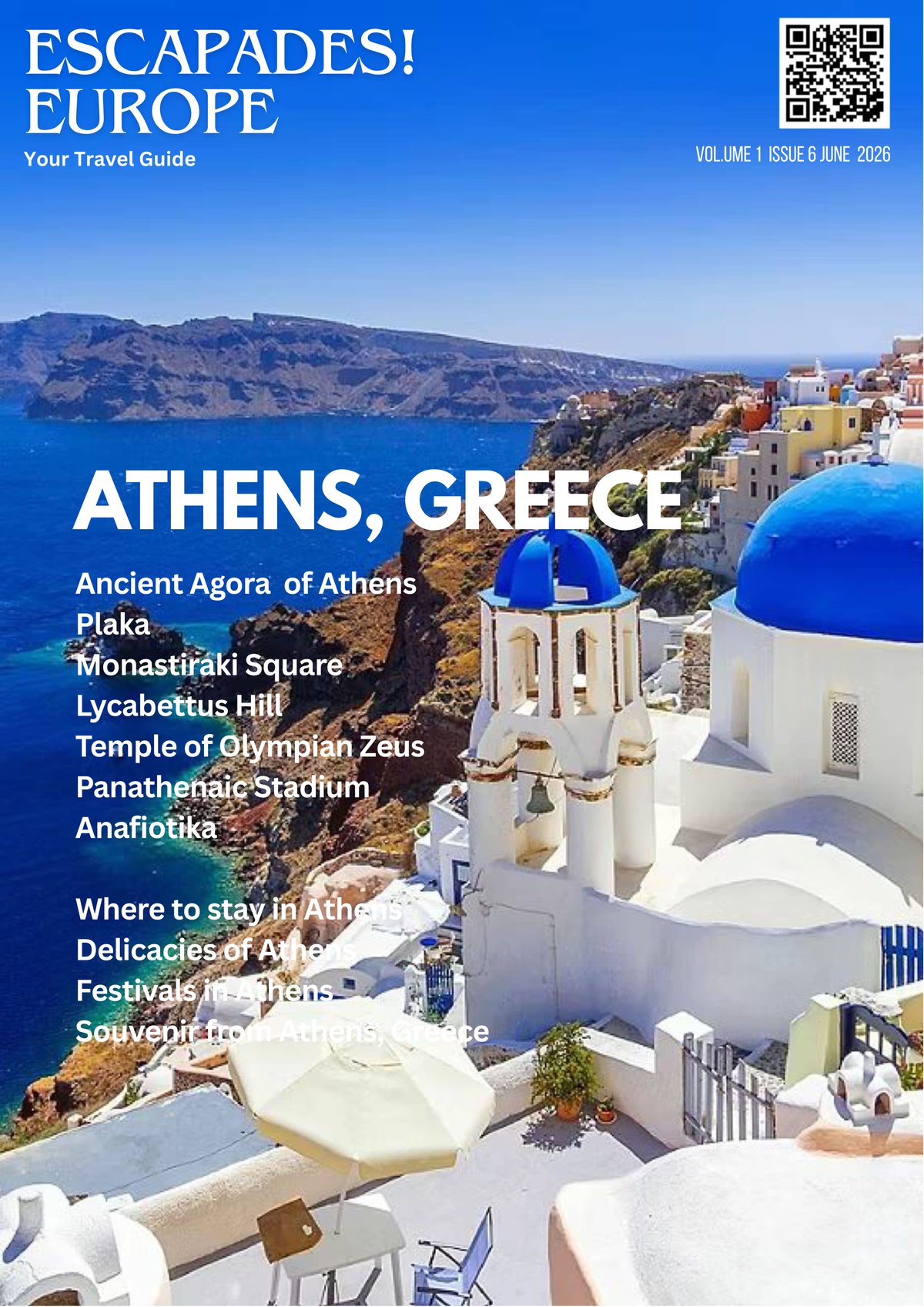 Cover of Escapades Europe Magazine (2026)
