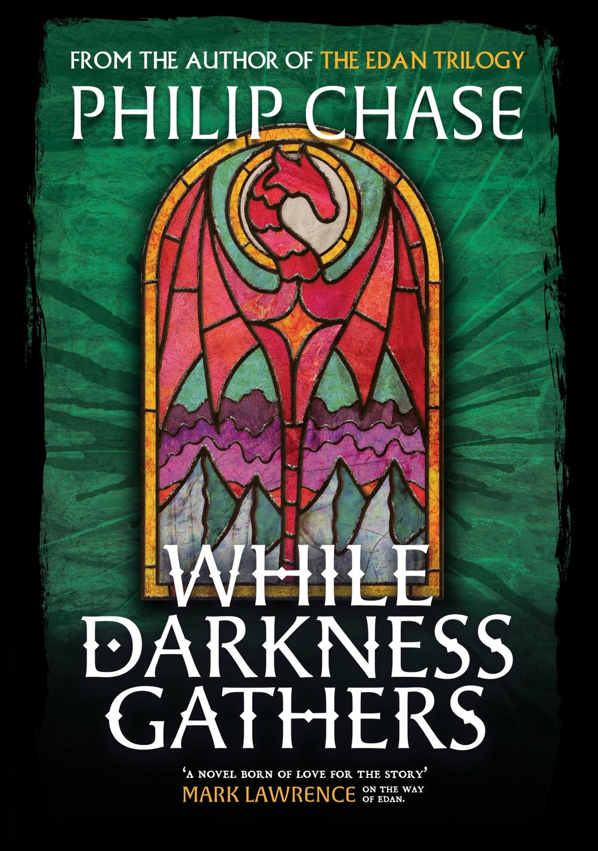 Cover of While Darkness Gathers: A Sequel to The Edan Trilogy