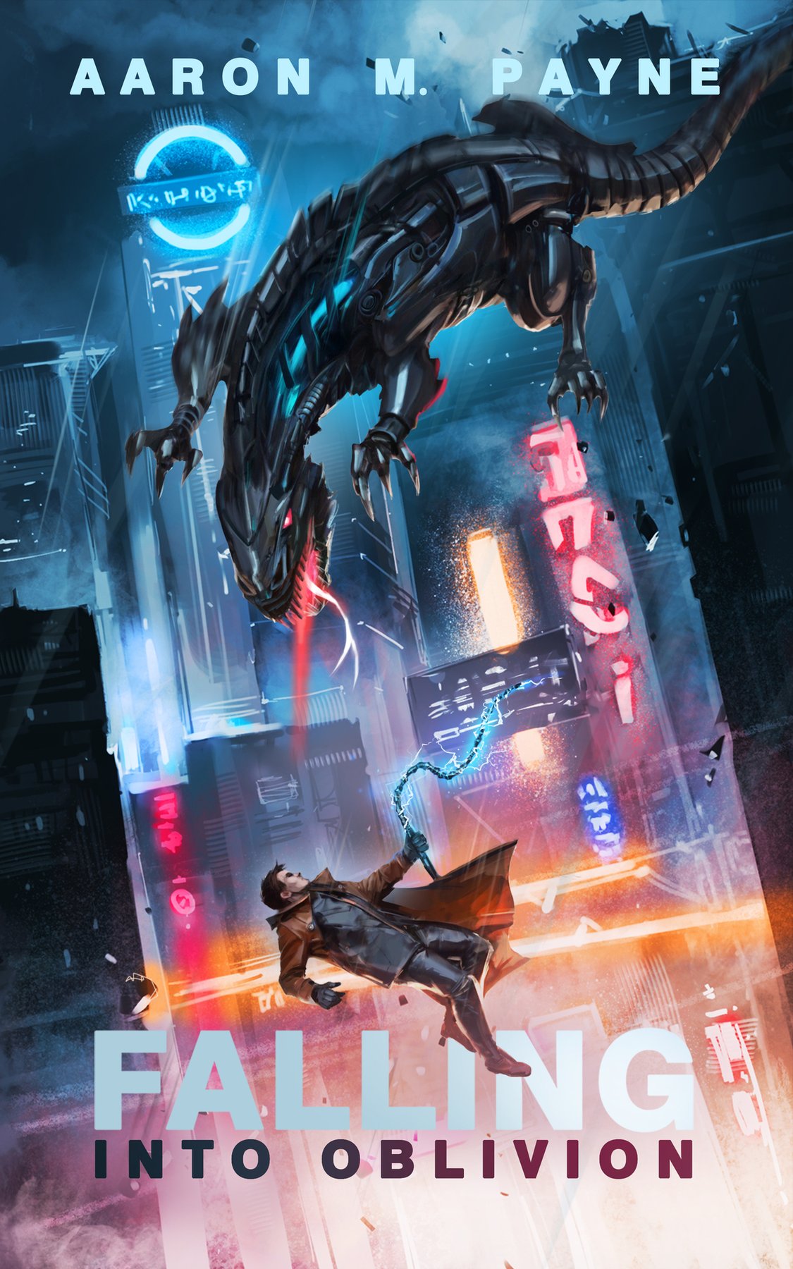 Cover of Falling Into Oblivion (Tendrils of Chrome Book 1)