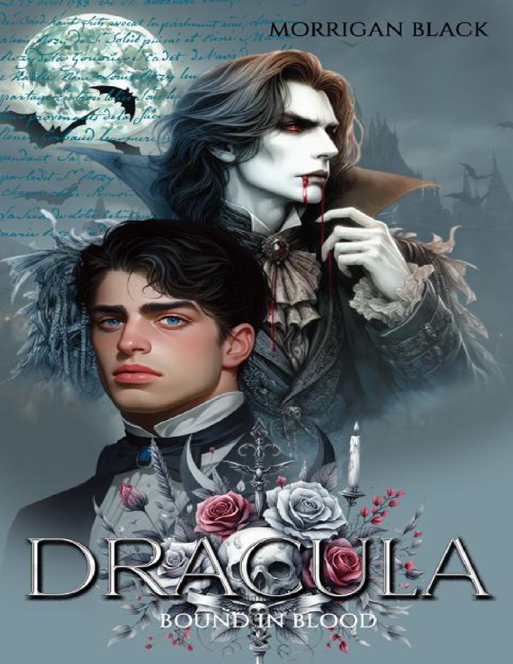 Cover of Dracula: Bound in Blood: A MM Dark Vampire Romance