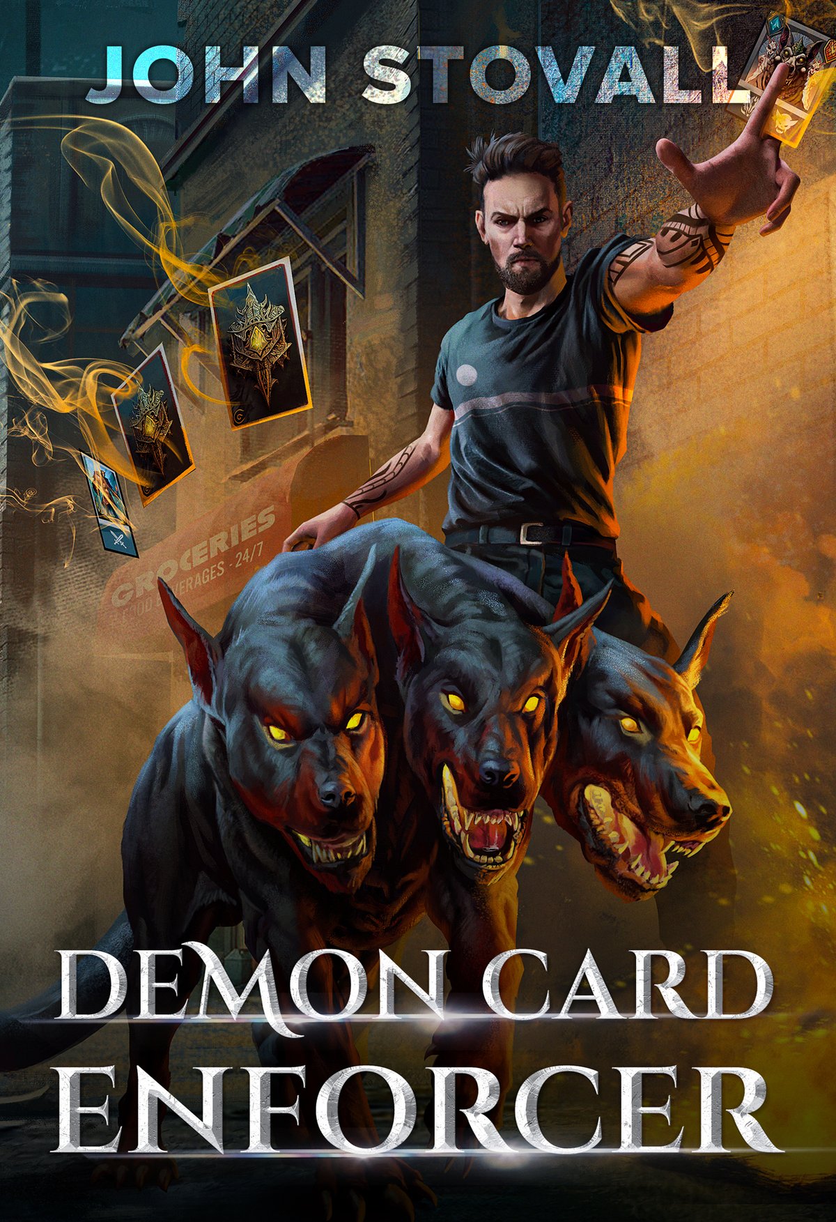 Cover of Demon Card Enforcer: A Deck-Building LitRPG