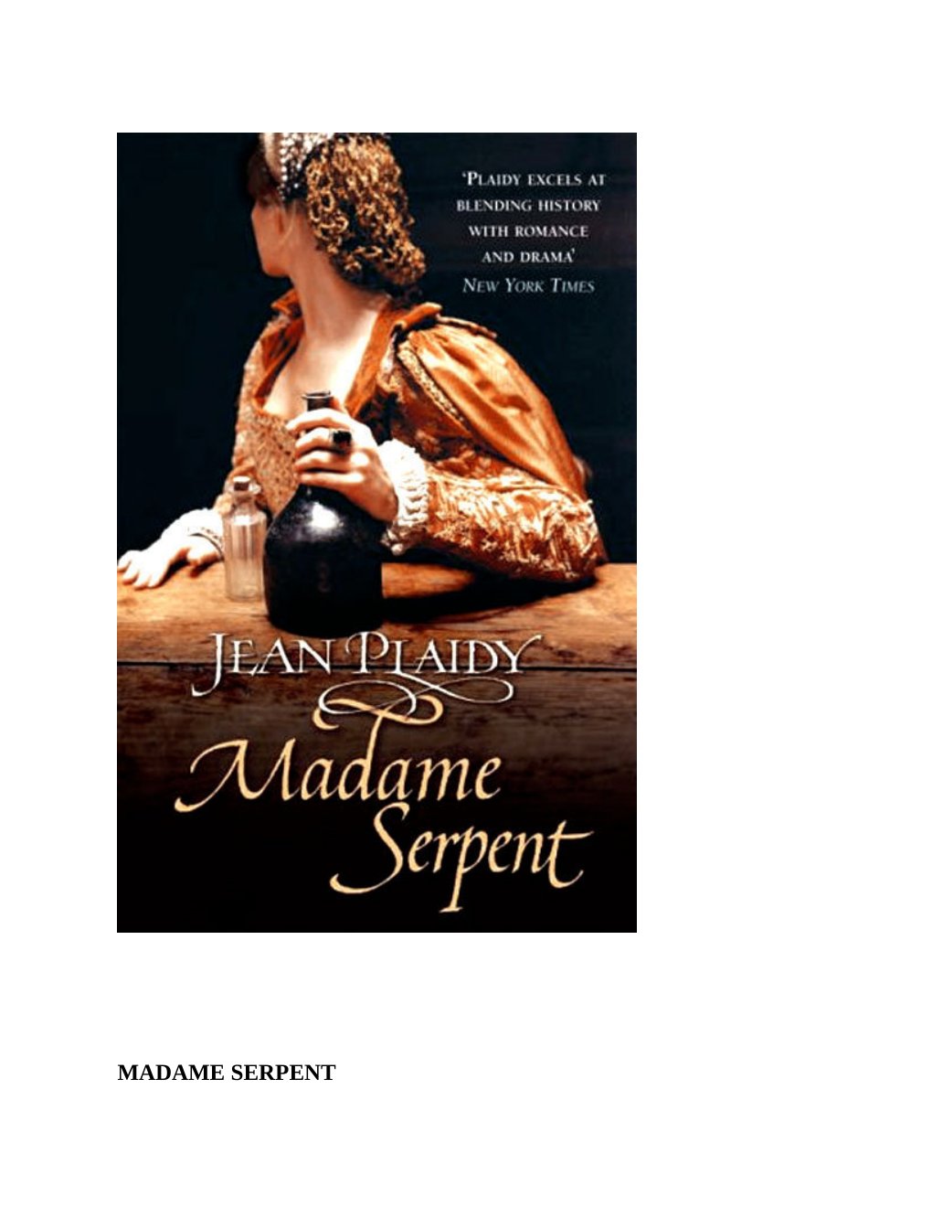 Cover of Madame Serpent