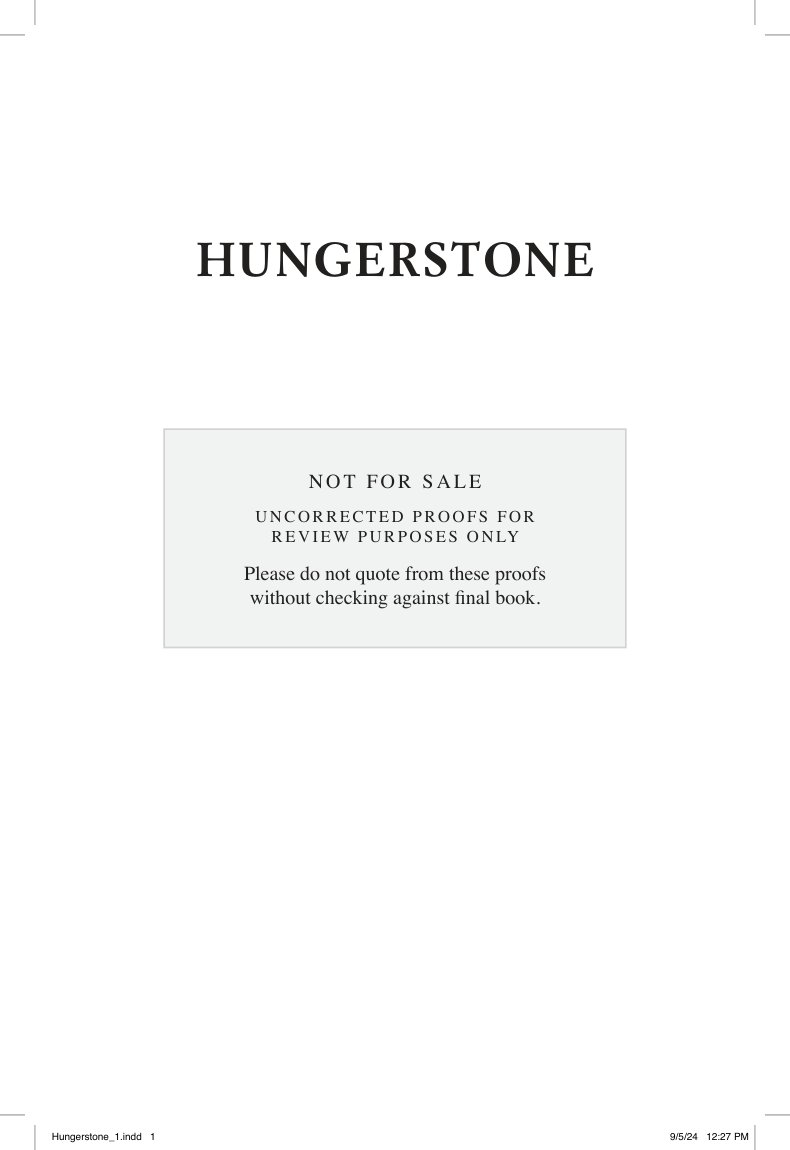 Cover of Hungerstone