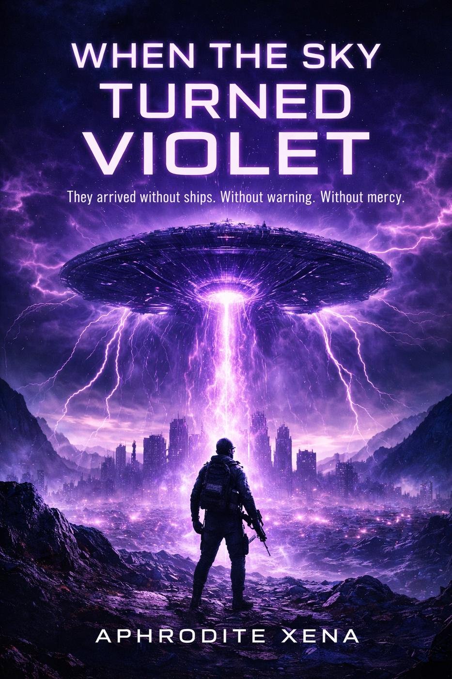 Cover of When the Sky Turned Violet (The Violet Signal, #1)