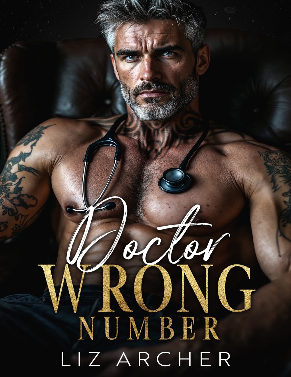 Cover of Doctor Wrong Number: An Age Gap Romance (Forbidden Silver Foxes)