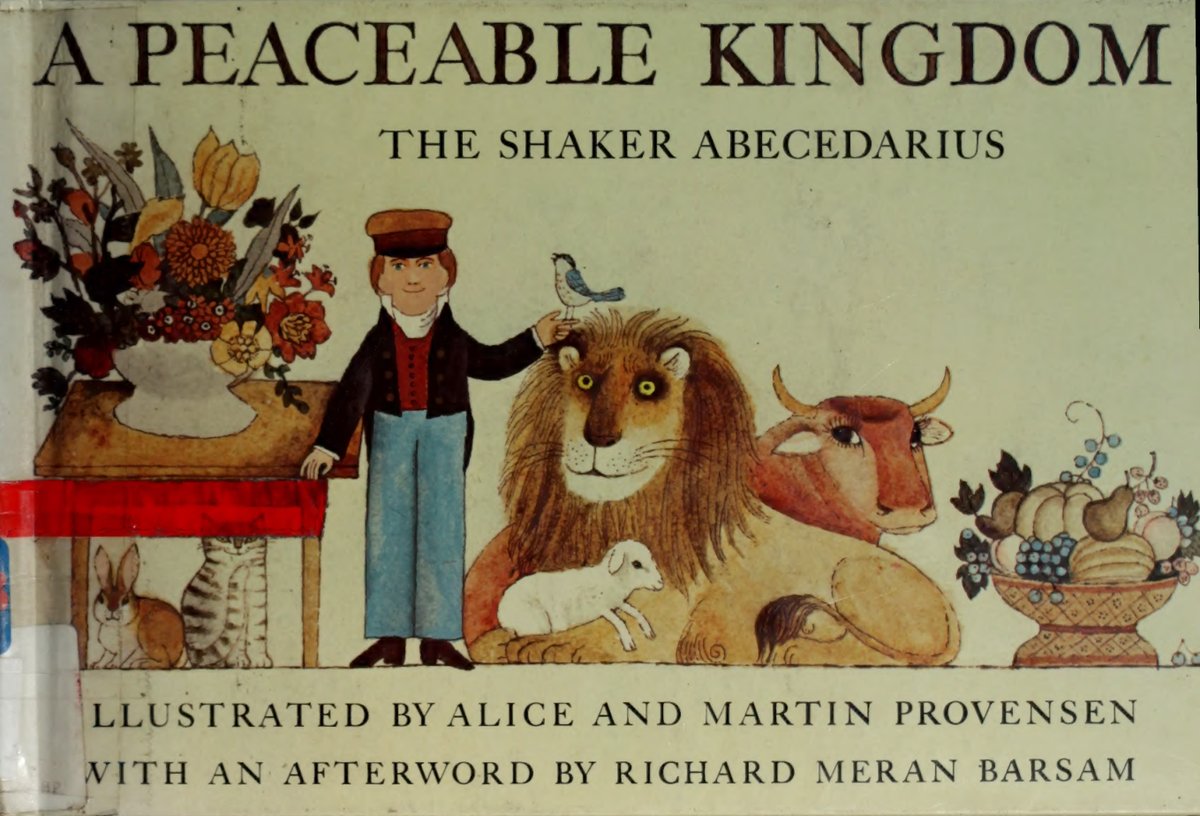 Cover of A Peaceable kingdom : the Shaker abecedarius