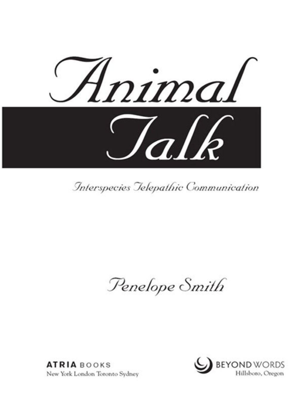 Cover of Animal Talk