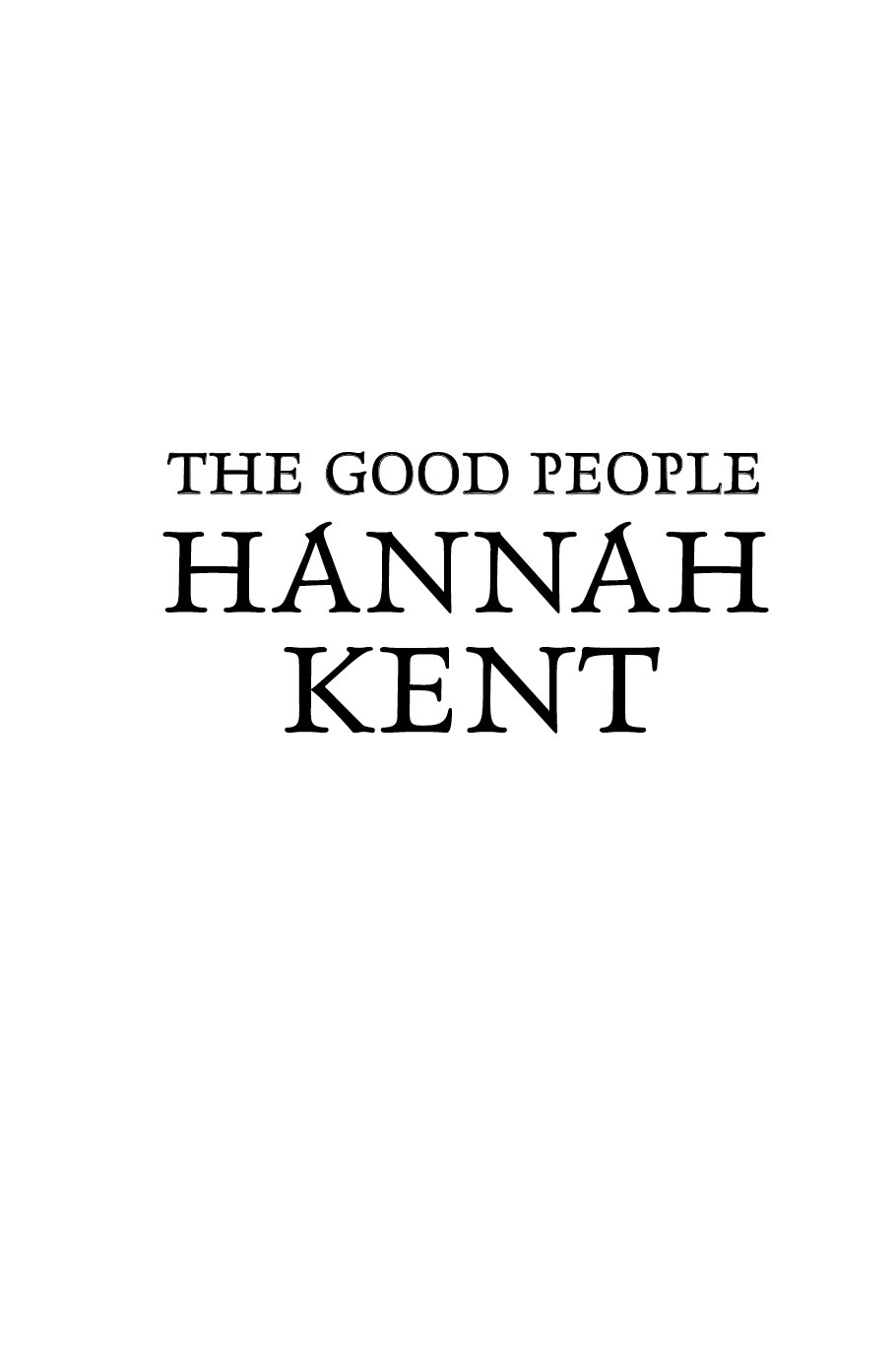Cover of The Good People