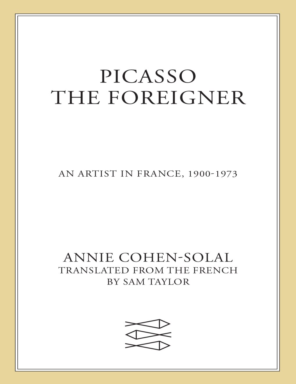 Cover of Picasso the Foreigner