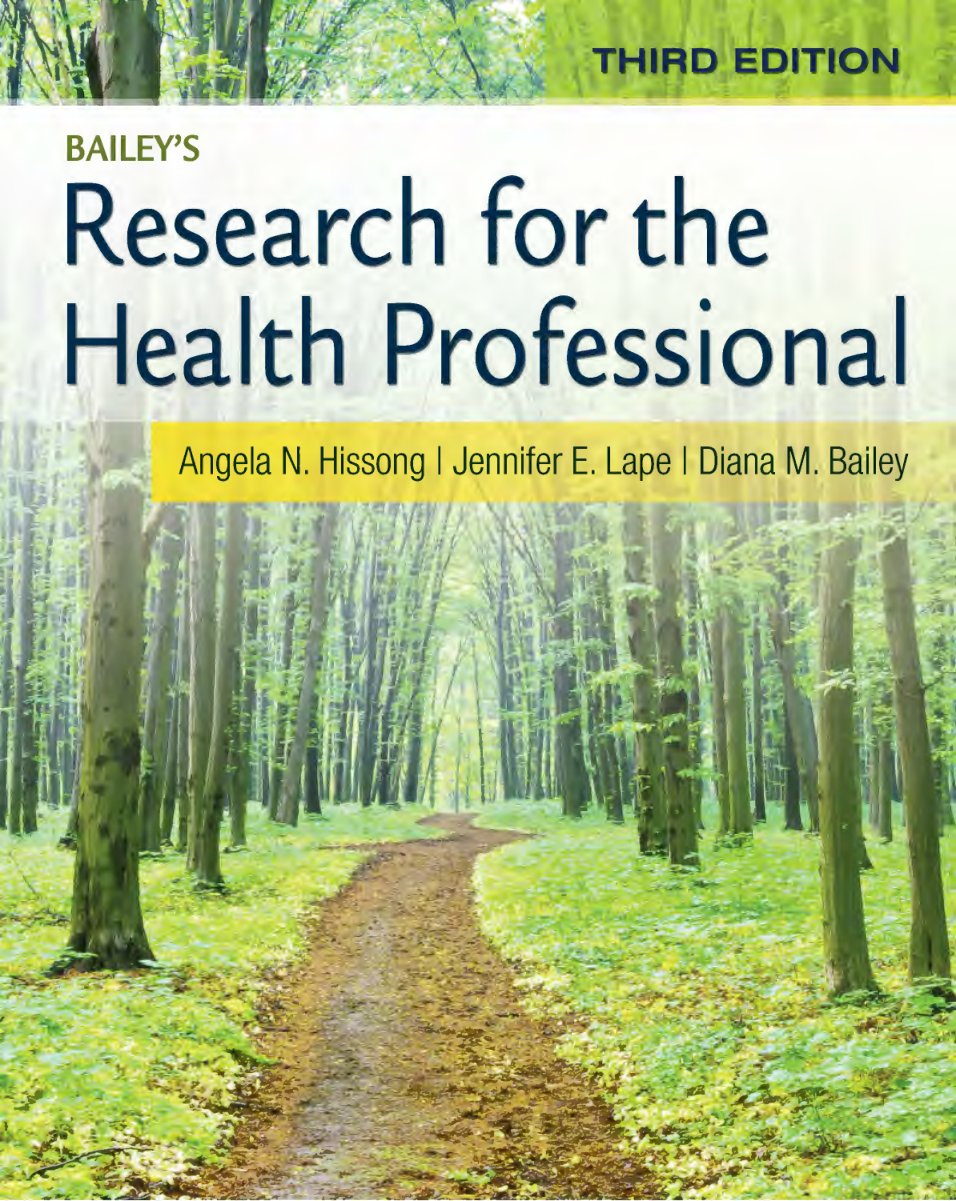 Cover of Research for the Health Professional