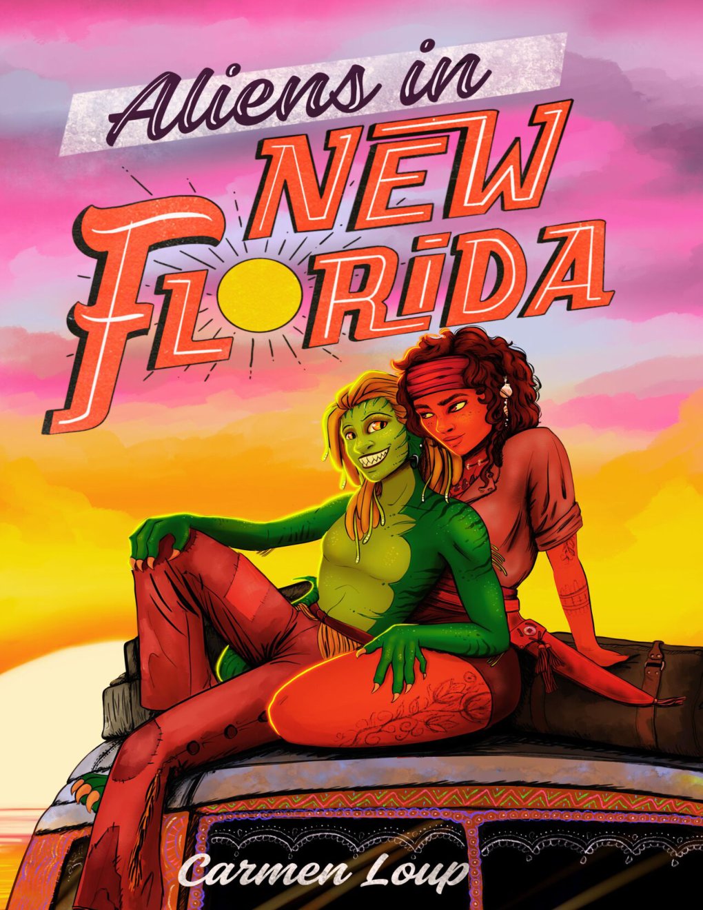 Cover of Aliens in New Florida- A Sapphic Roadtrip Across Postapocalyptic Florida (2007)