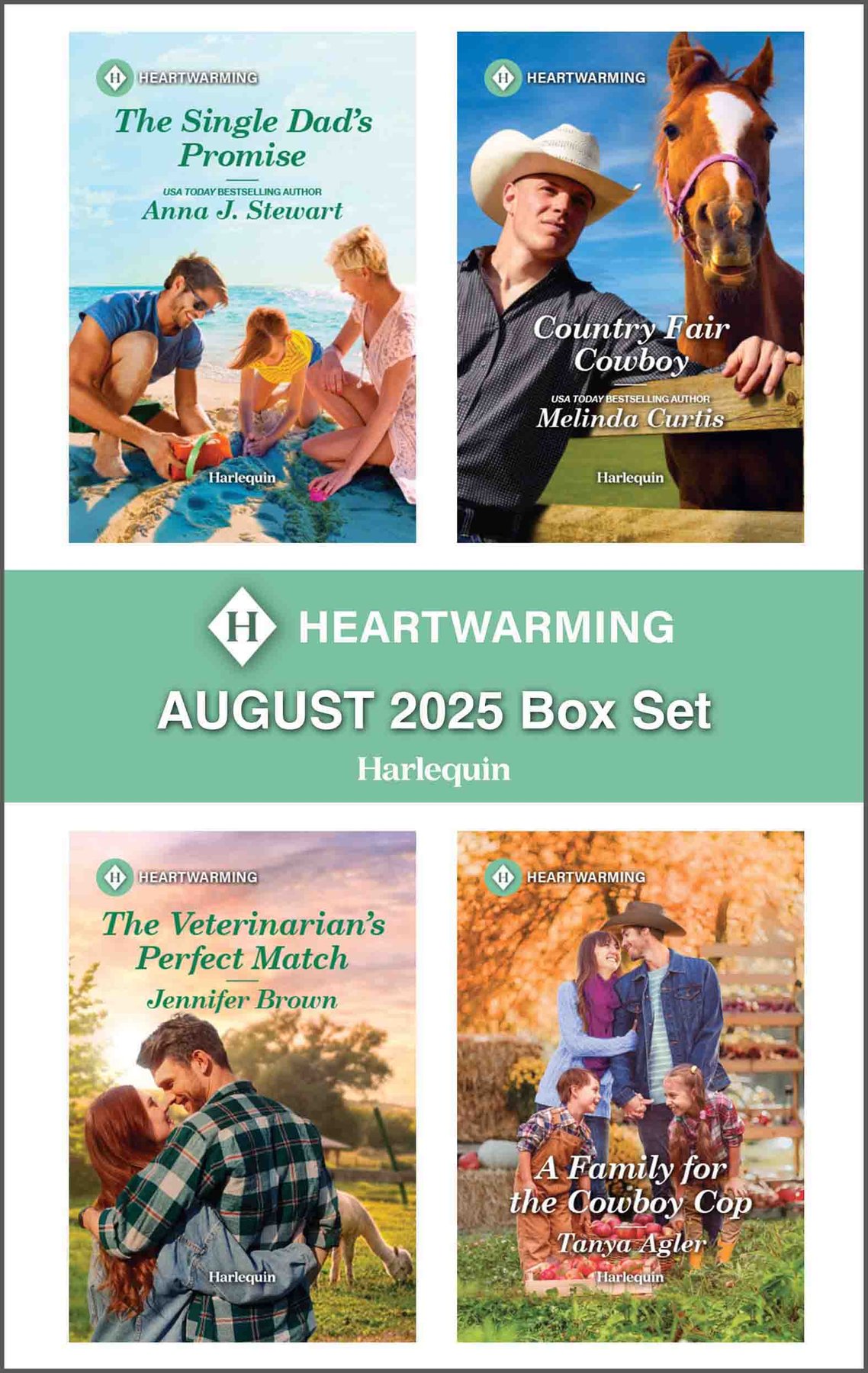 Cover of Harlequin Heartwarming August 2025 Box Set