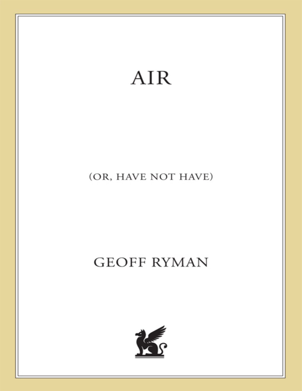 Cover of Air
