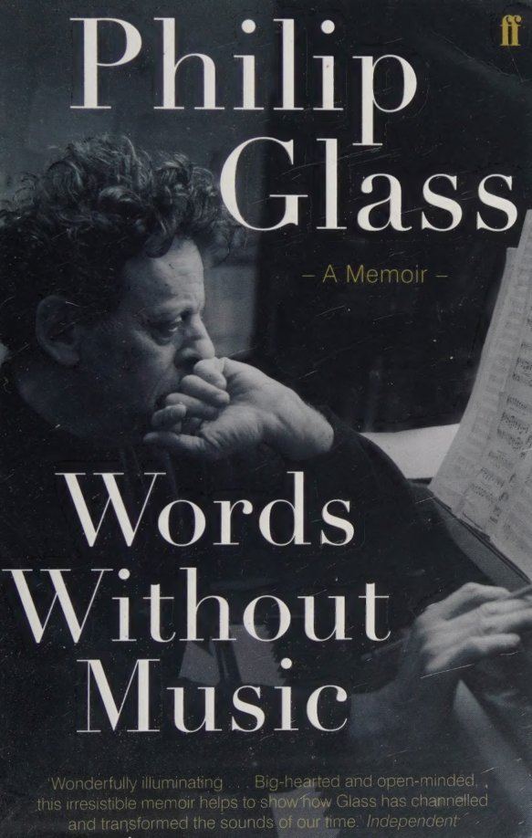 Cover of Words without music : a memoir
