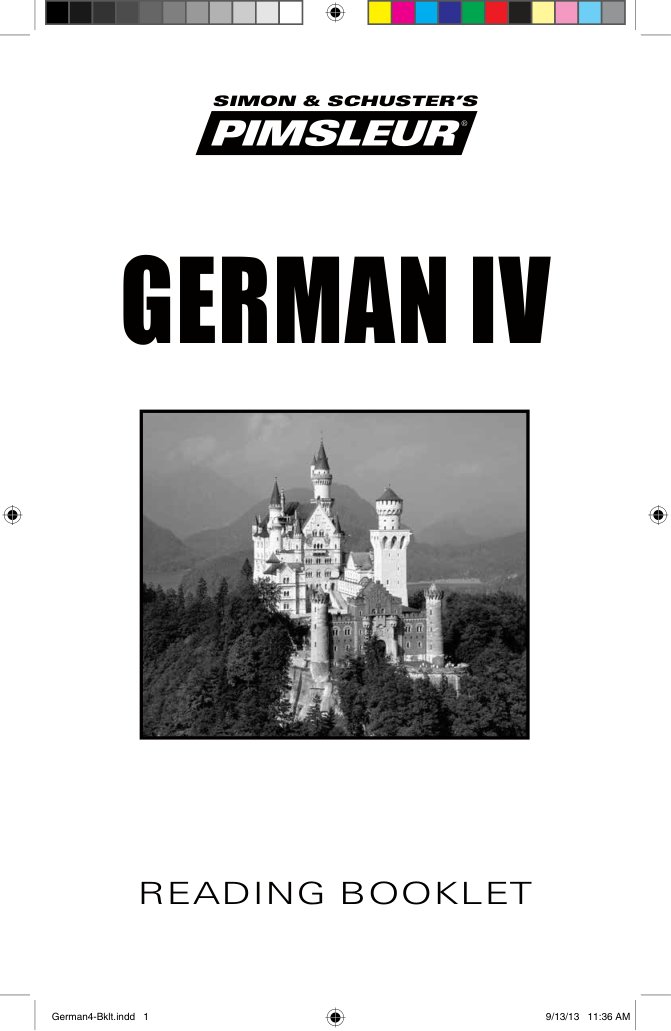 Cover of german IV