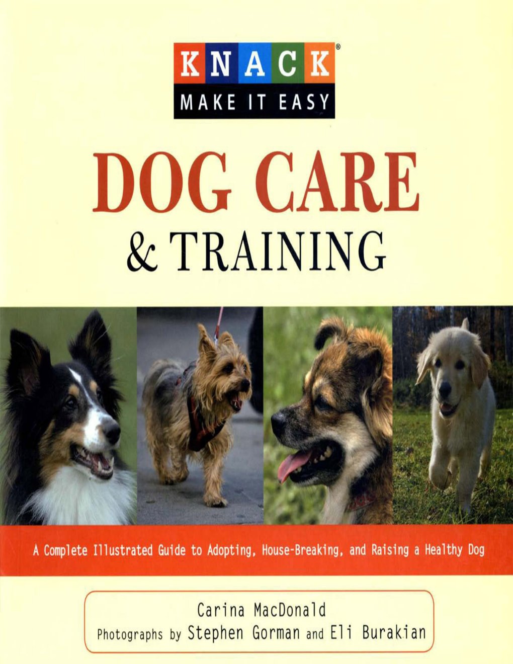 Cover of Knack Dog Care and Training