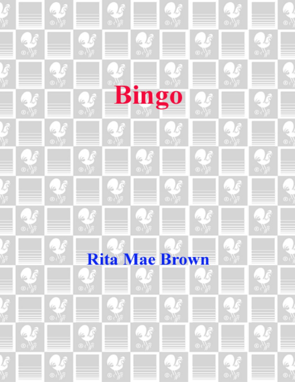 Cover of Bingo