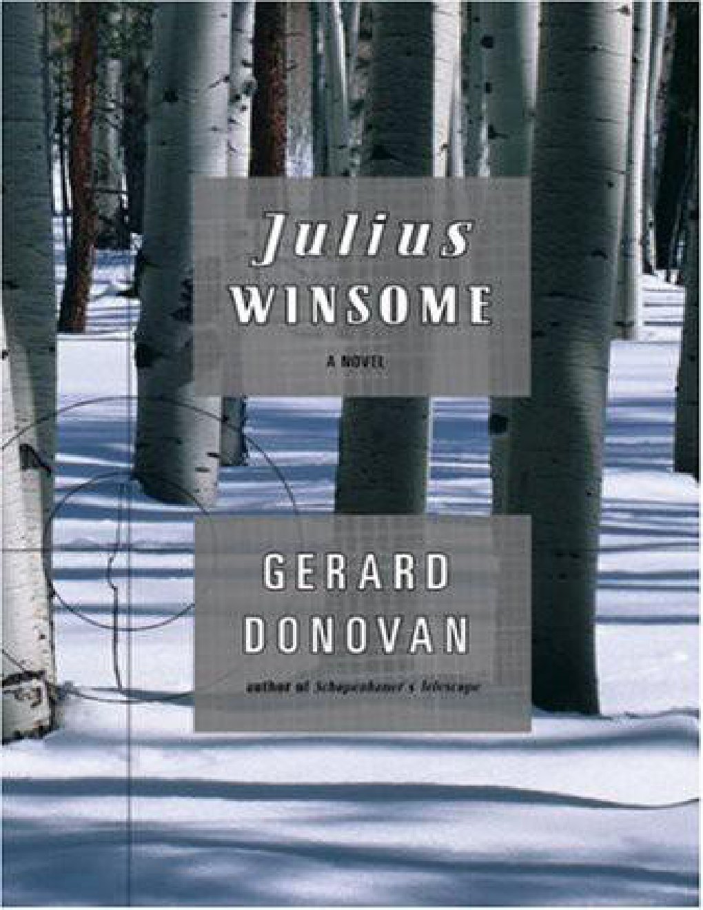 Cover of Julius Winsome (2006)