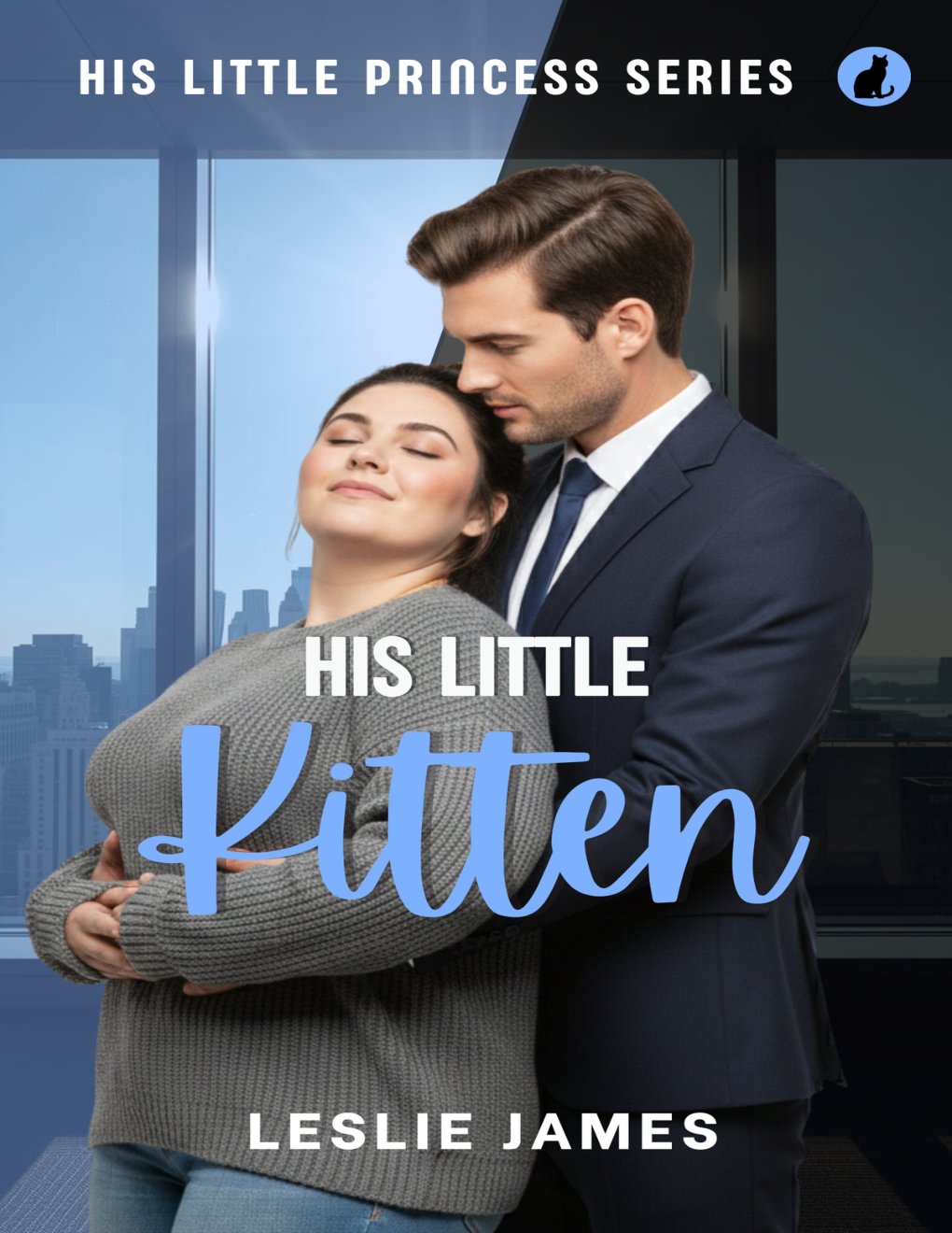 Cover of His Little Kitten: A Curvy Girl Billionaire CEO Romance
