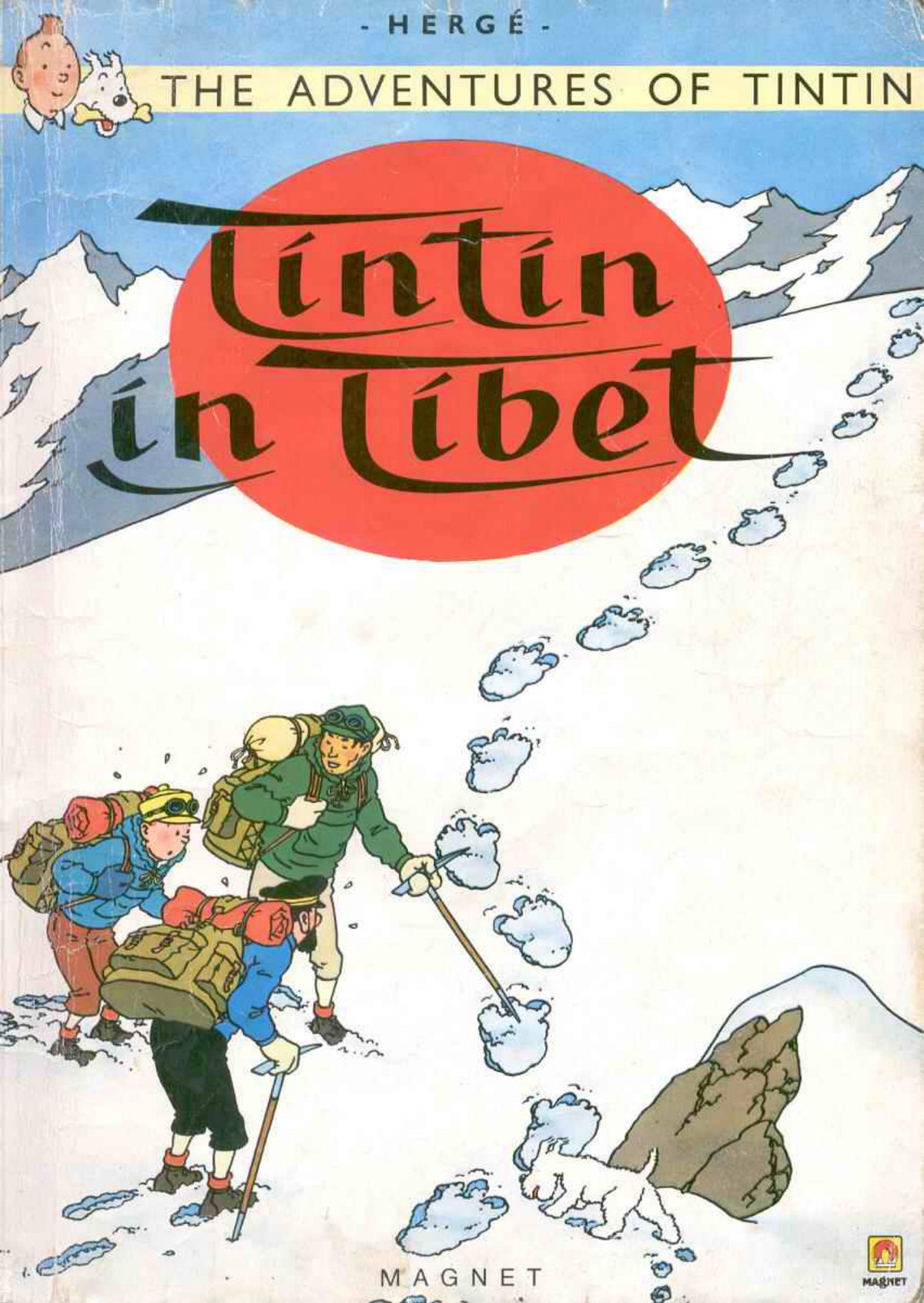 Cover of Tintin in Tibet