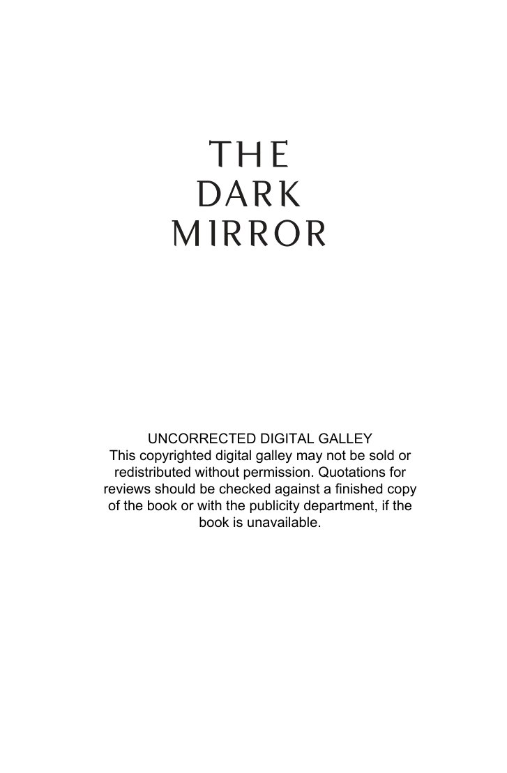 Cover of The Dark Mirror
