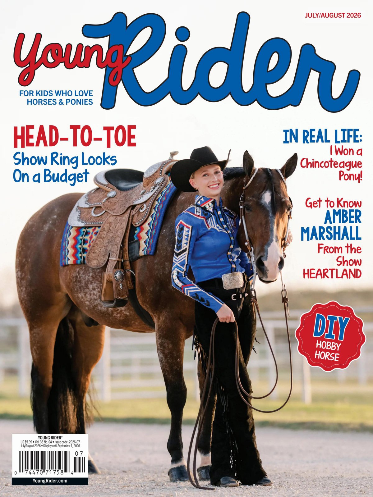 Cover of Young Rider Julyaugust 2026