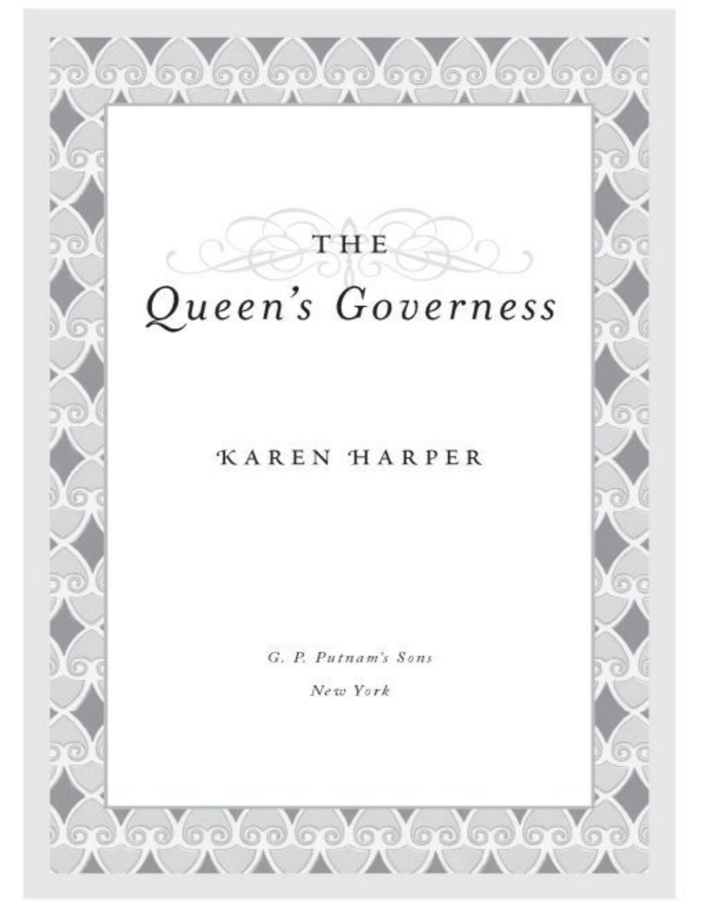 Cover of The Queen's Governess