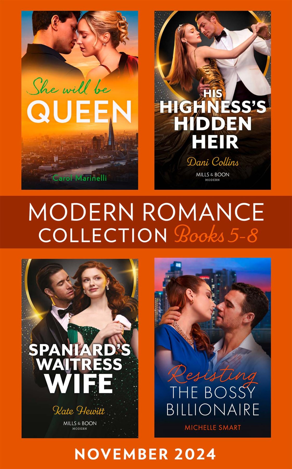 Cover of Modern Romance Collection November 2024 Books 5-8
