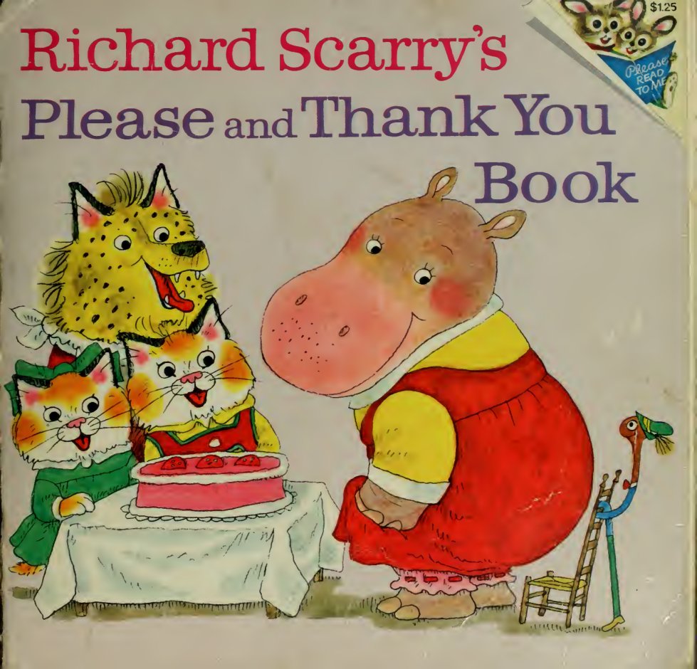 Cover of Richard Scarry's please and thank you book