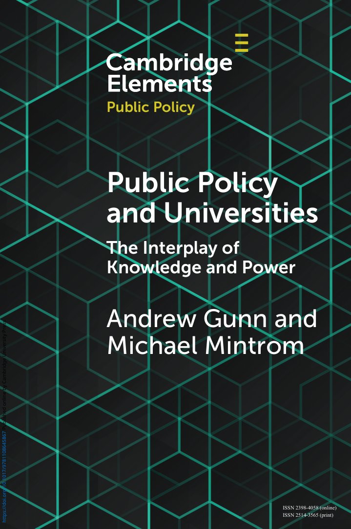 Cover of Public Policy and Universities (1997)