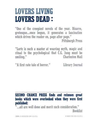 Cover of Lovers Living Lovers Dead