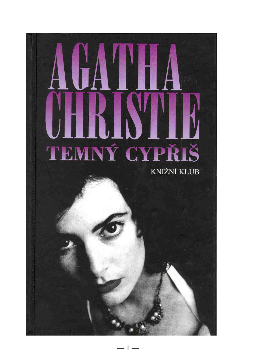 Cover of Temný cypřiš (1940)