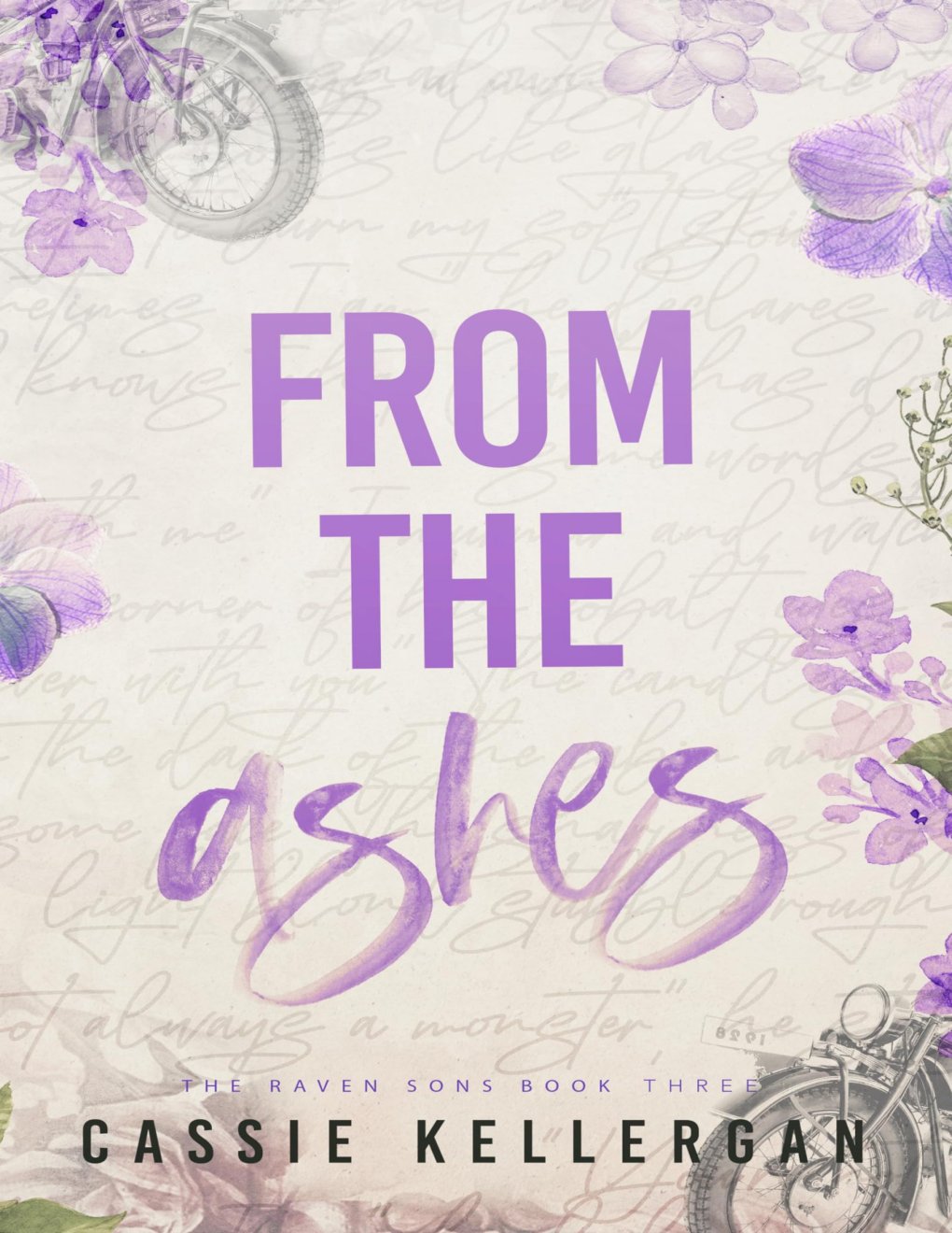 Cover of From the Ashes: Redeemed Psychopath/Single Mom (The Raven Sons MC Club Book 3)