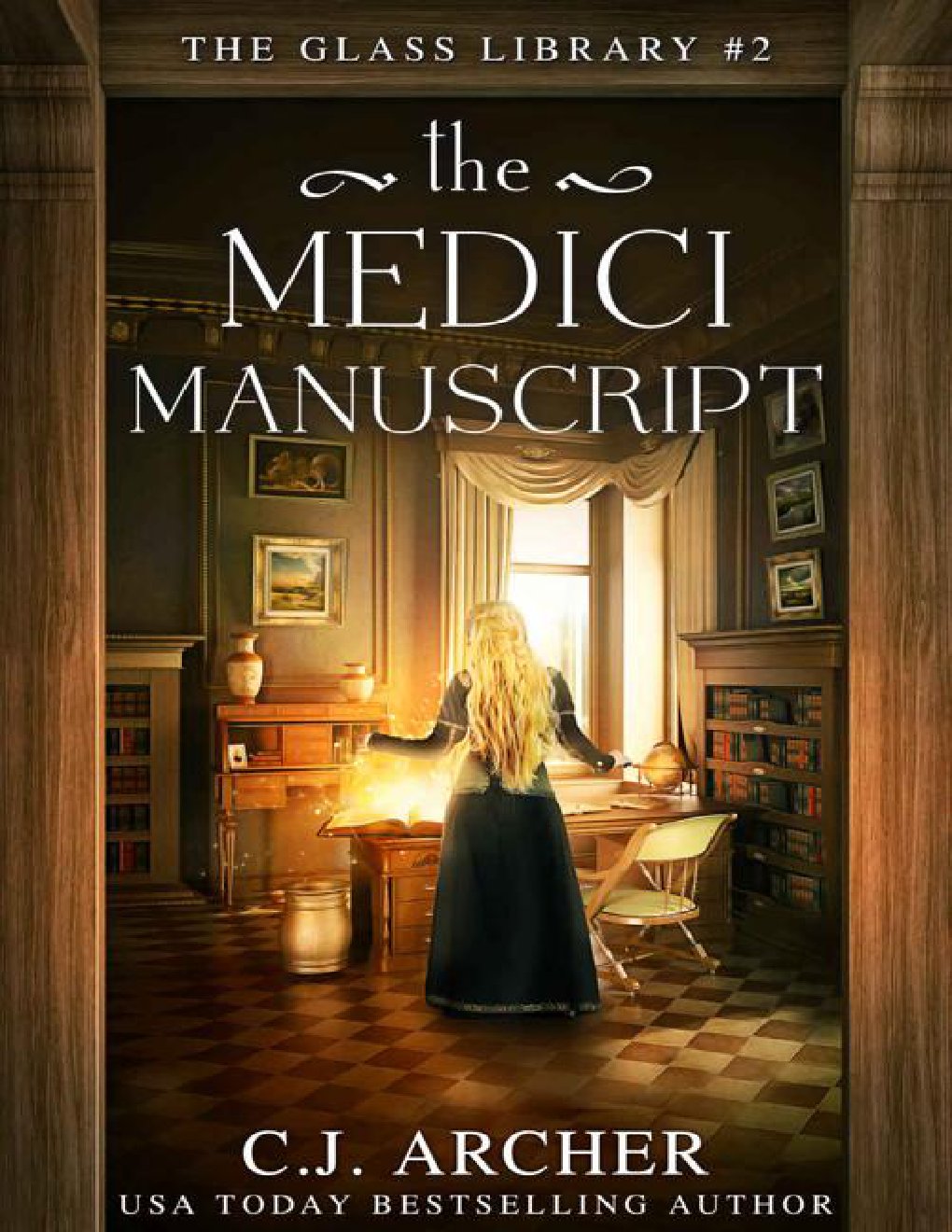 Cover of The Medici Manuscript (The Glass Library Book 2)