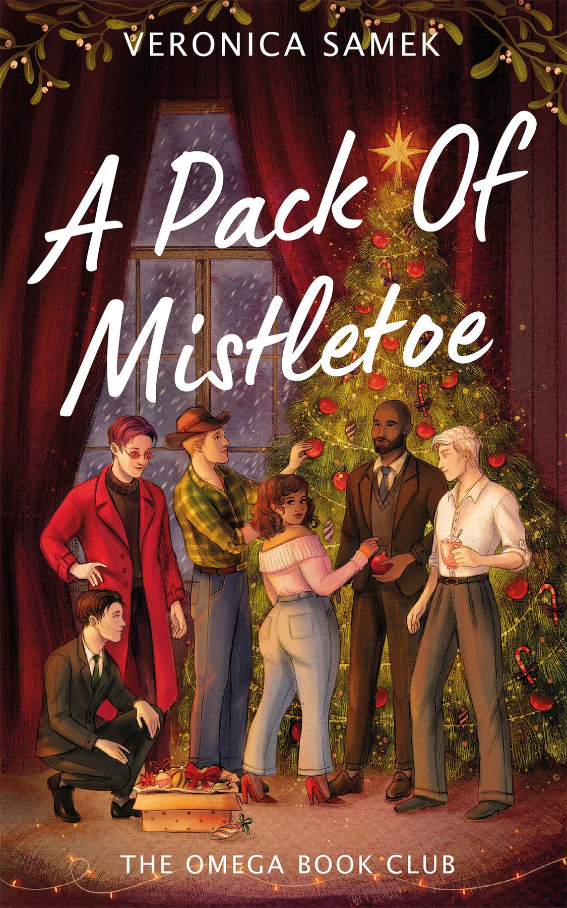 Cover of A Pack of Mistletoe (The Omega Book Club 4)