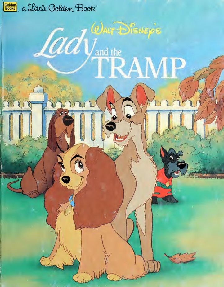 Cover of Walt Disney's Lady and the tramp