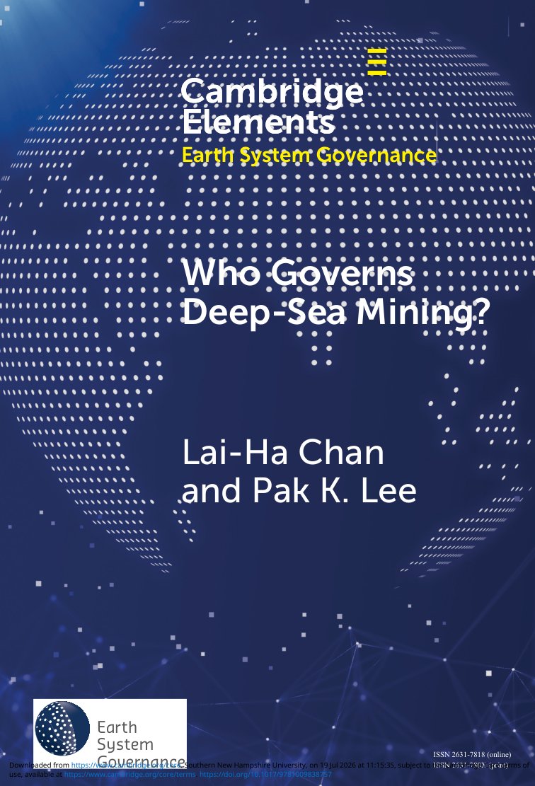 Cover of Who Governs Deep-Sea Mining (2000)