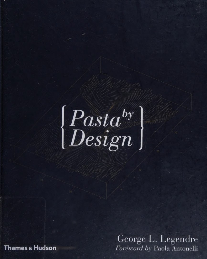 Cover of Pasta by design
