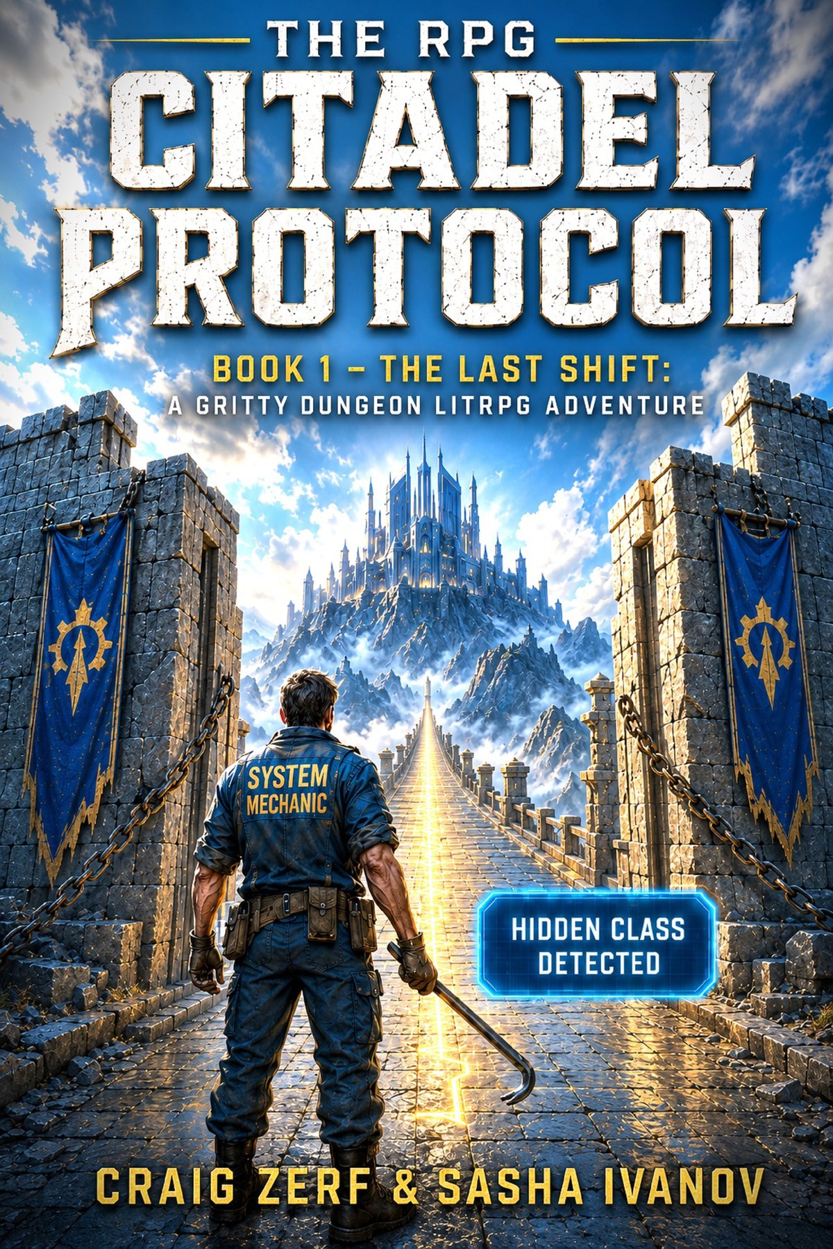 Cover of The RPG Citadel Protocol Book 1 - The Last Shift- A Gritty Dungeon LitRPG Adventure