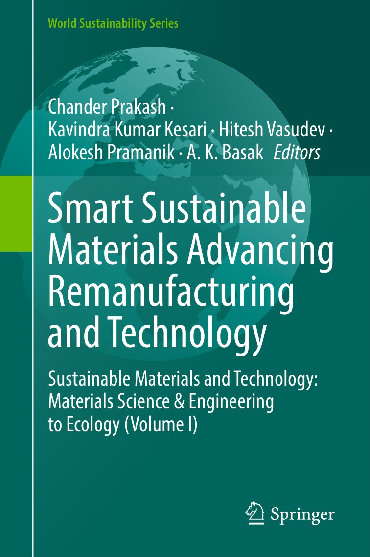 Cover of Smart Sustainable Materials Advancing Remanufacturing and Technology