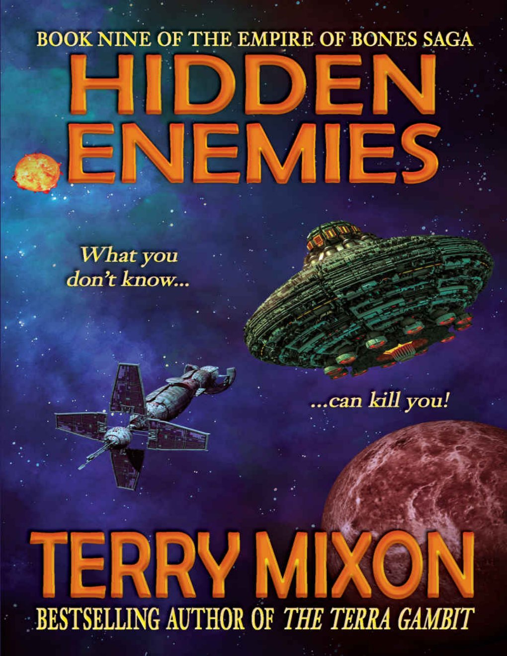 Cover of [The Empire of Bones Saga 09] • Hidden Enemies