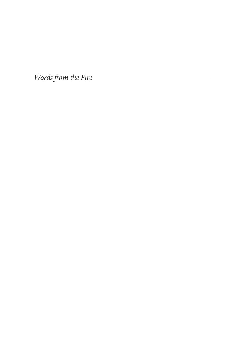 Cover of Words from the Fire