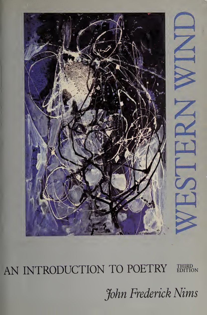 Cover of Western wind : an introduction to poetry