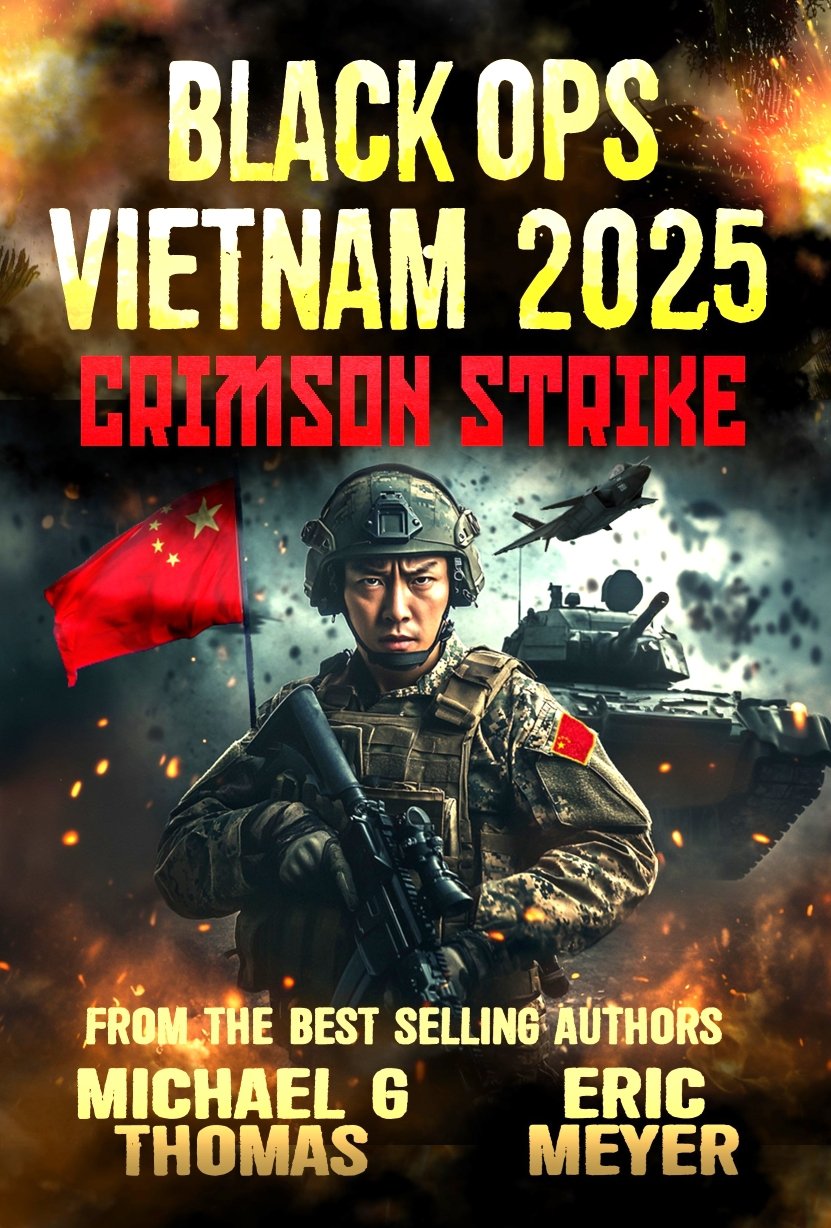 Cover of Crimson Strike (Black Ops Vietnam: 2025 Book 1)