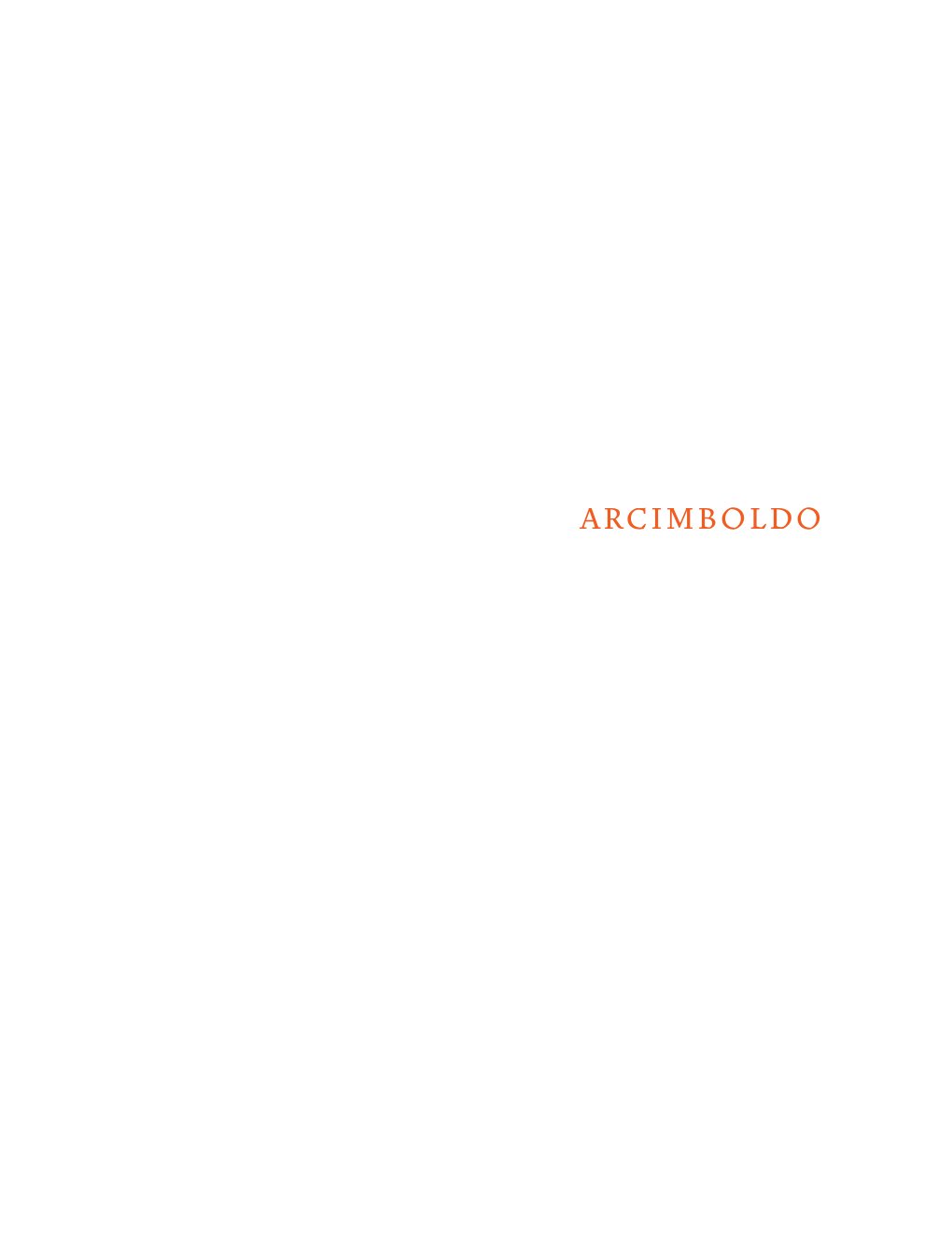 Cover of Arcimboldo