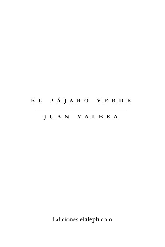 Cover of El pájaro verde
