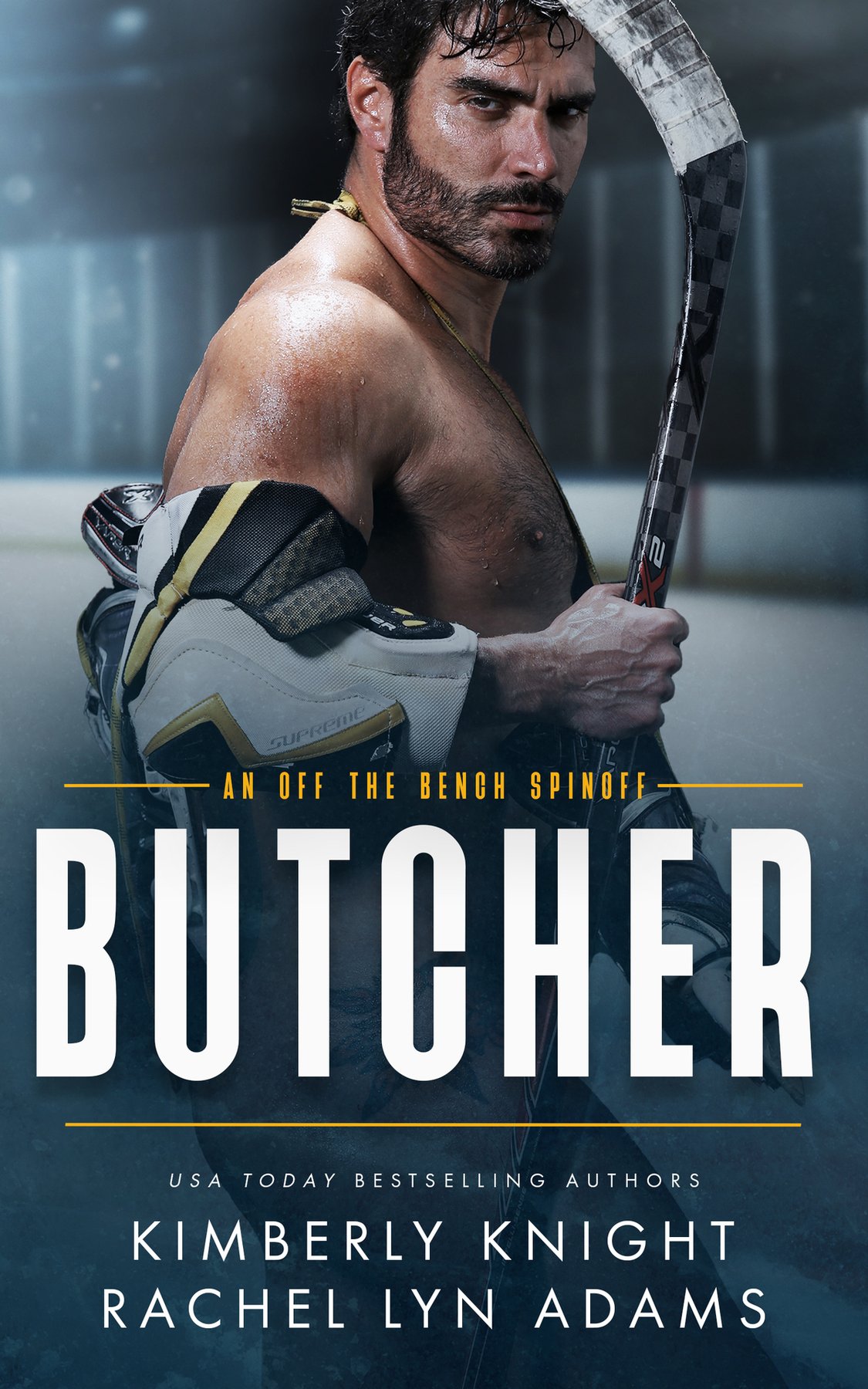 Cover of Butcher: A MMF Hockey Romance