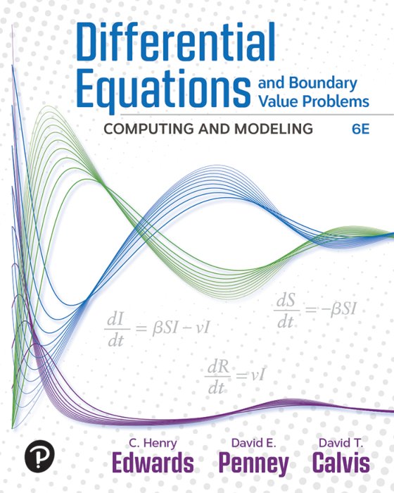 Cover of DIFFERENTIAL EQUATIONSAND BOUNDARYVALUE PROBLEMS, Sixth Edition - C. Henry Edwards David E. Penney David Calvis