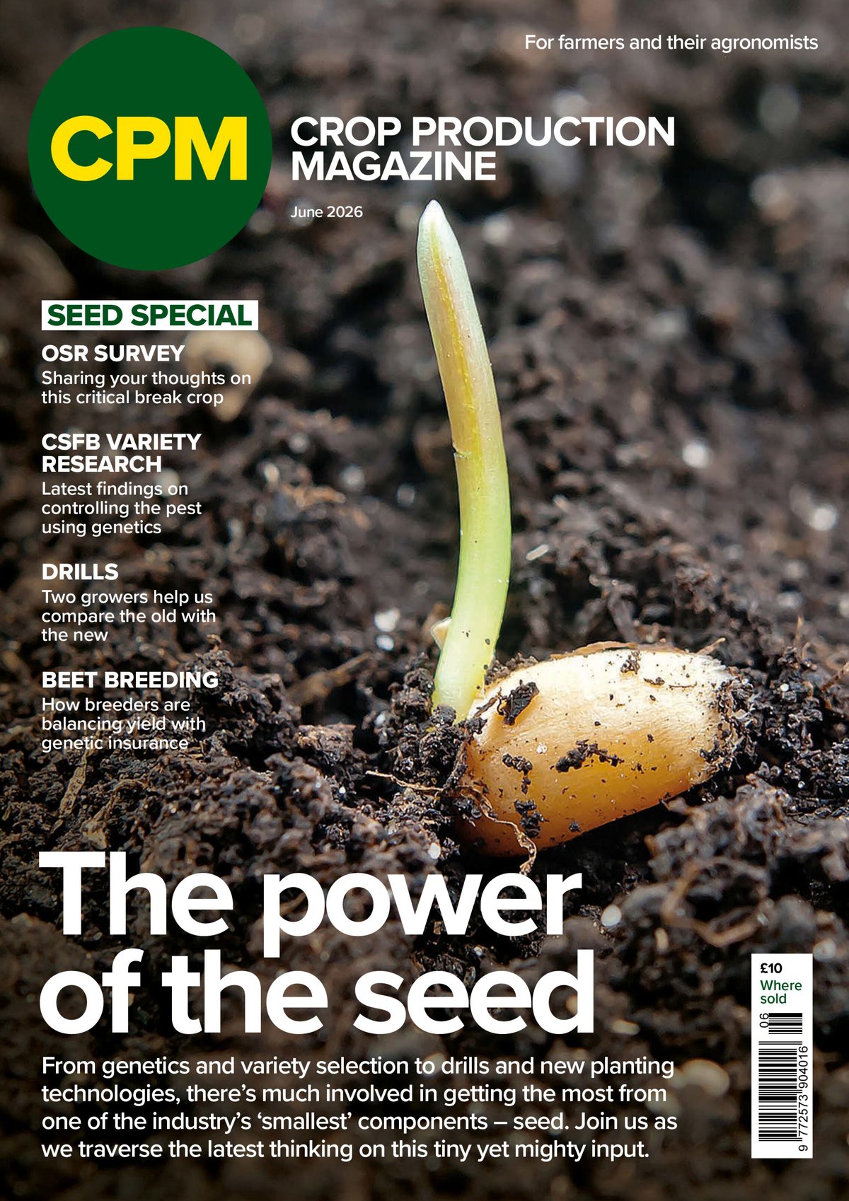 Cover of Crop Production Magazine (2026)