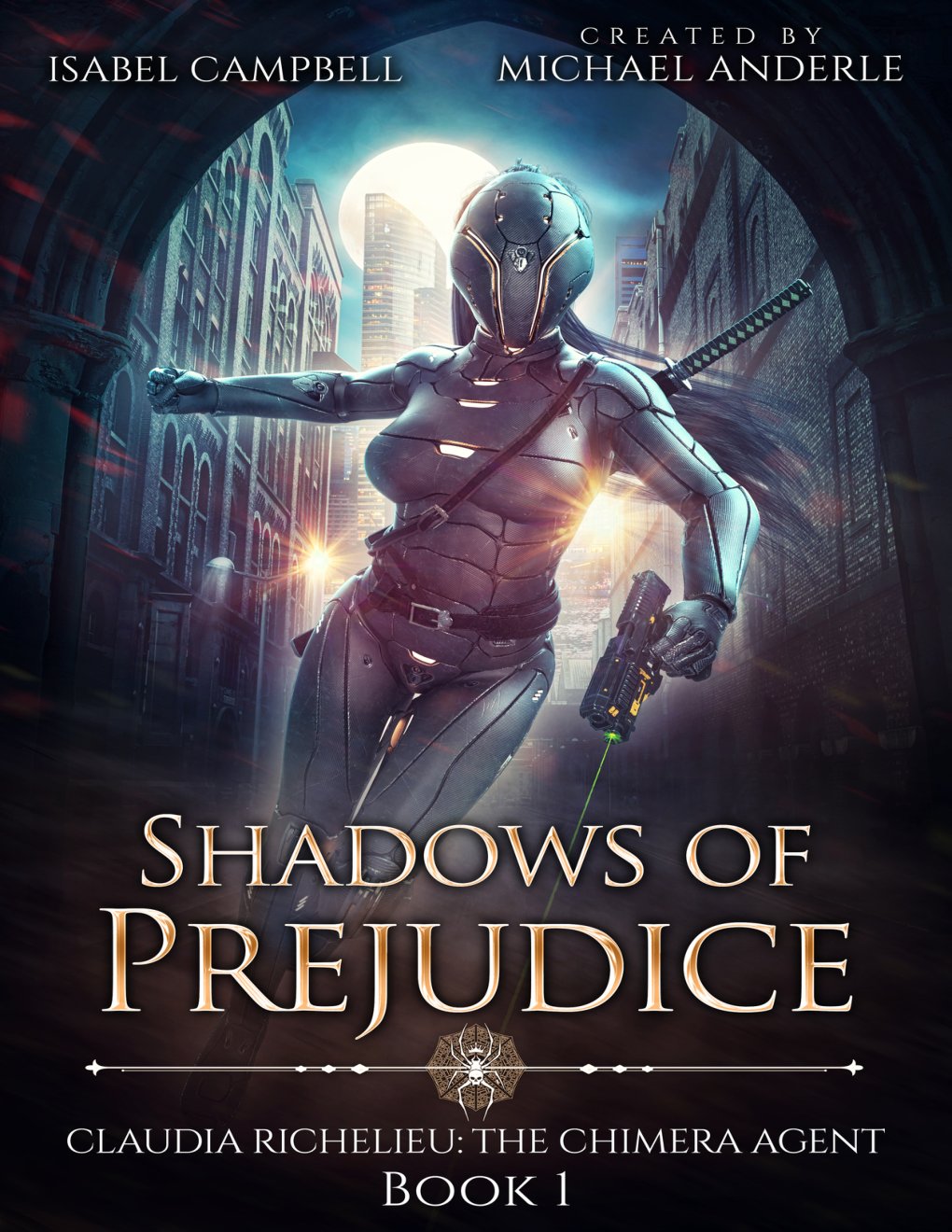 Cover of Shadows of Prejudice (Claudia Richelieu: The Chimera Agent Book 1)